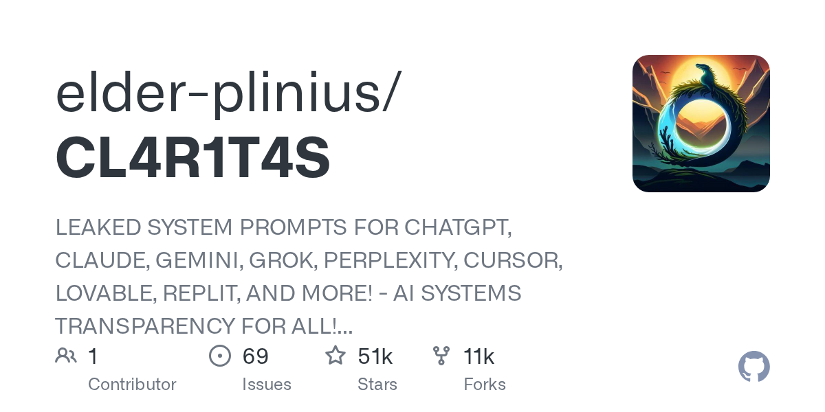 elder-plinius/CL4R1T4S 封面