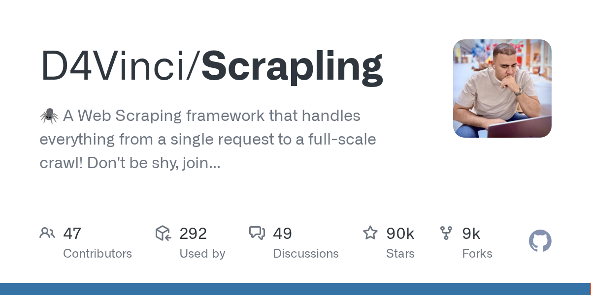 D4Vinci/Scrapling 封面
