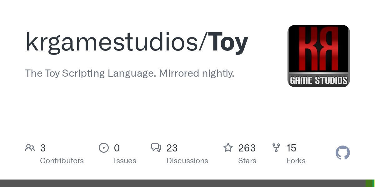 krgamestudios/Toy 封面